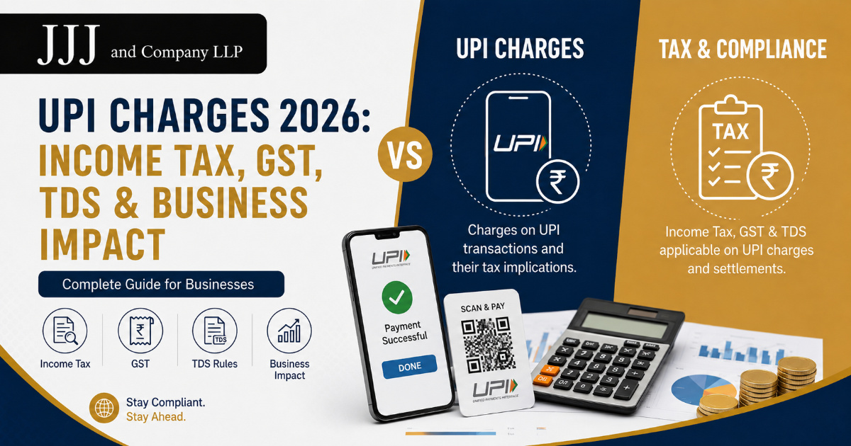UPI Charges 2026: Income Tax, GST, TDS & Business Impact